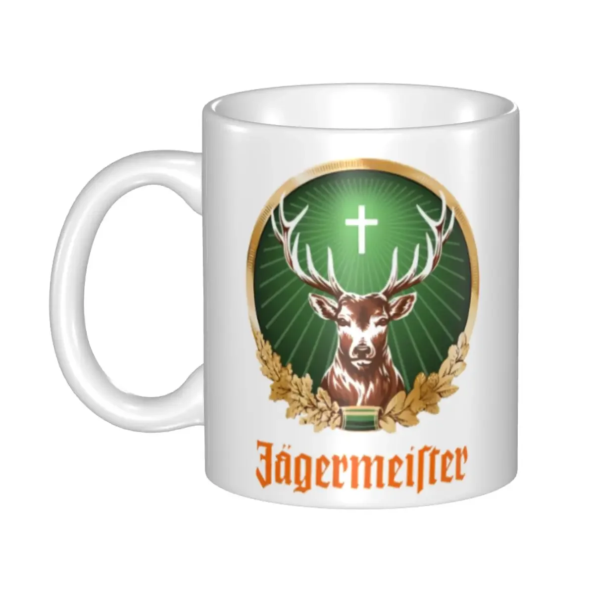 Персонализированные Кружки Jagermeisters для поделок, керамические чашки для молока, чая, кофе