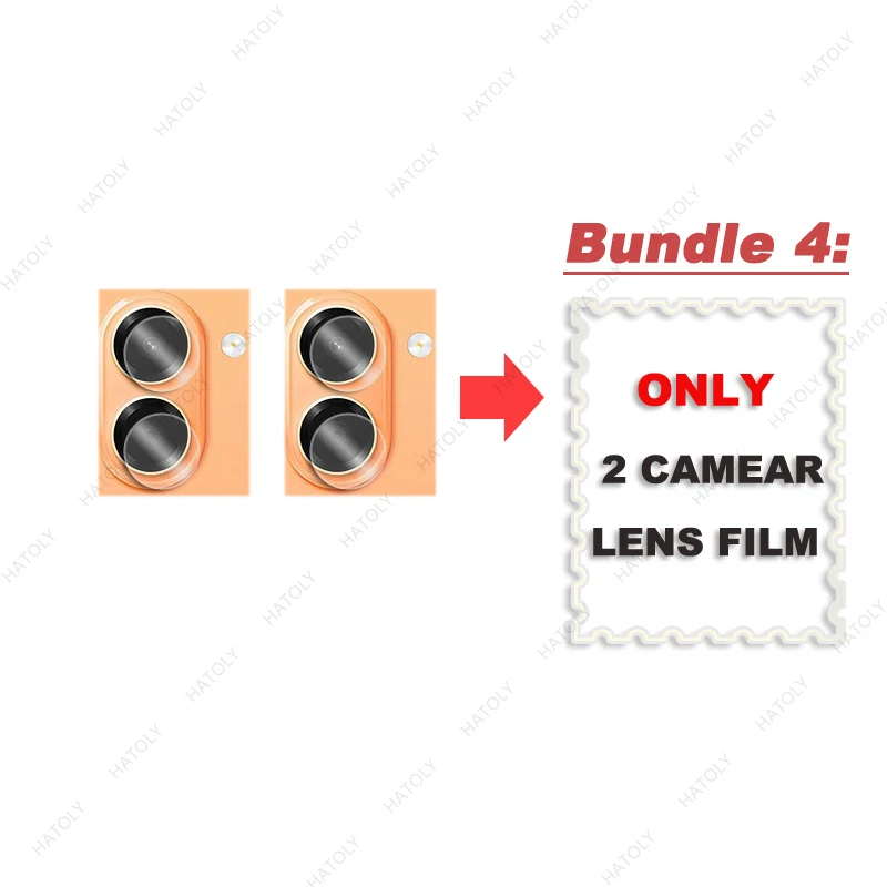 Clear HD Tempered Glass Screen and Camera Lens Protector - Premium Protective Film