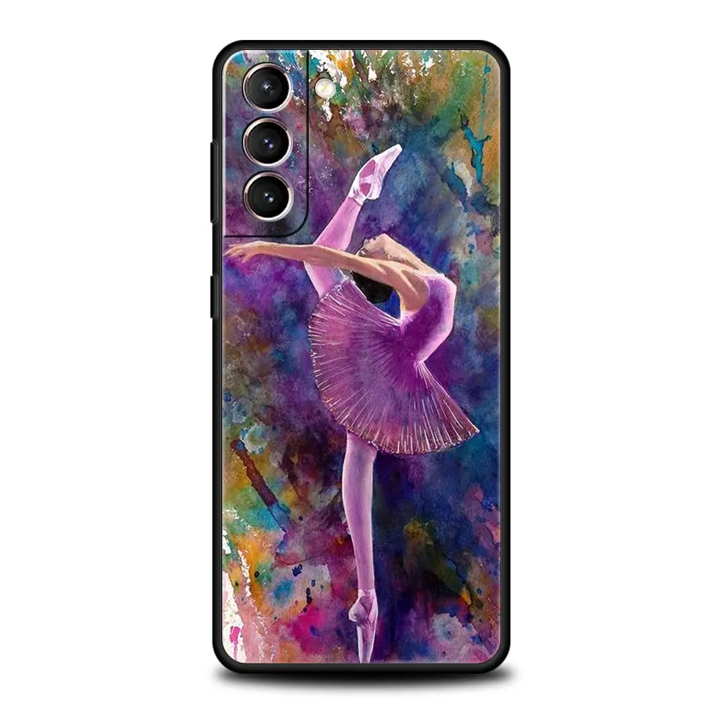 Artistic Gymnastics Watercolor Soft Silicone Phone Case