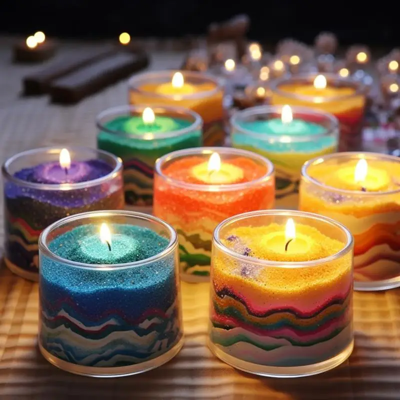 2024 New Natural Pearled Candle Bulk Aesthetic Scented Granulated Colorful  Sand Wax for Candles Making 12 Colors - Each 250g - AliExpress