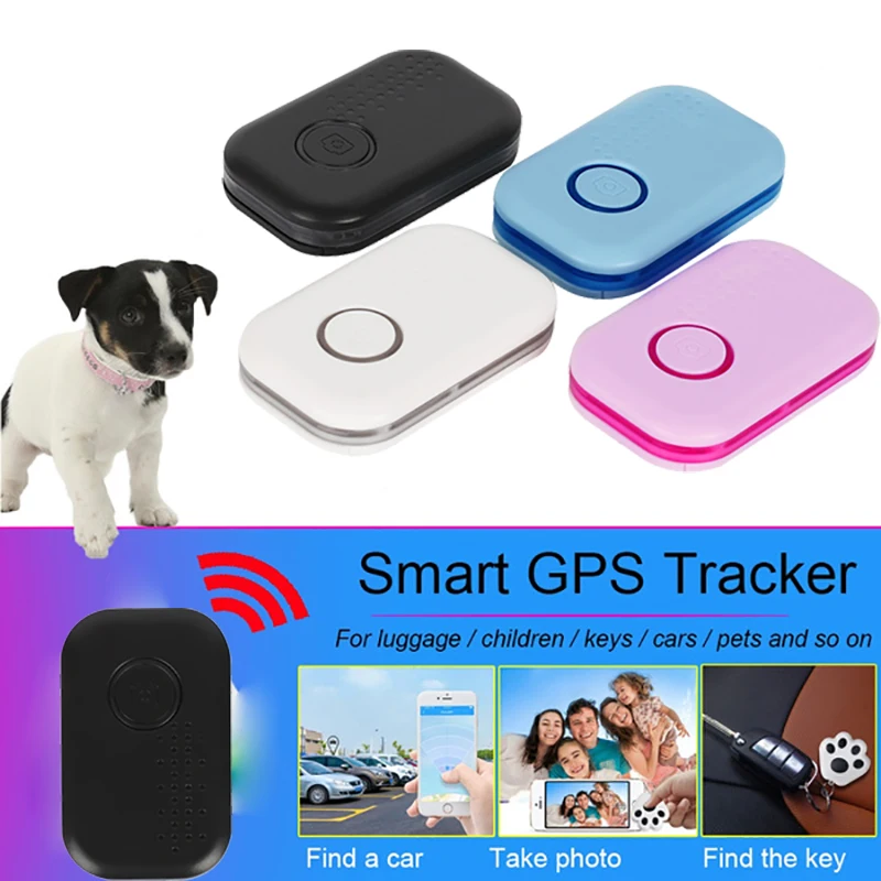 

Smart GPS Tracker Mini Anti-Lost Waterproof Bluetooth Locator Tracer For Pet Dog Cat Kids Car Wallet Key Collar Accessories