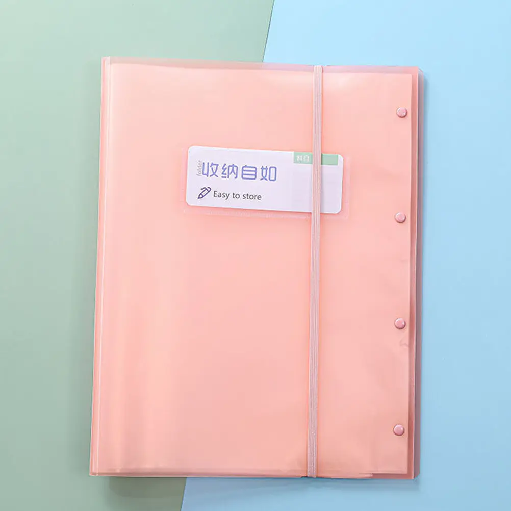 1Pcs 투명 A3 파일 폴더 문서 정리함 세금 계약서 및 청구서용 확장 가능한 다층 휴대용 보관 가방