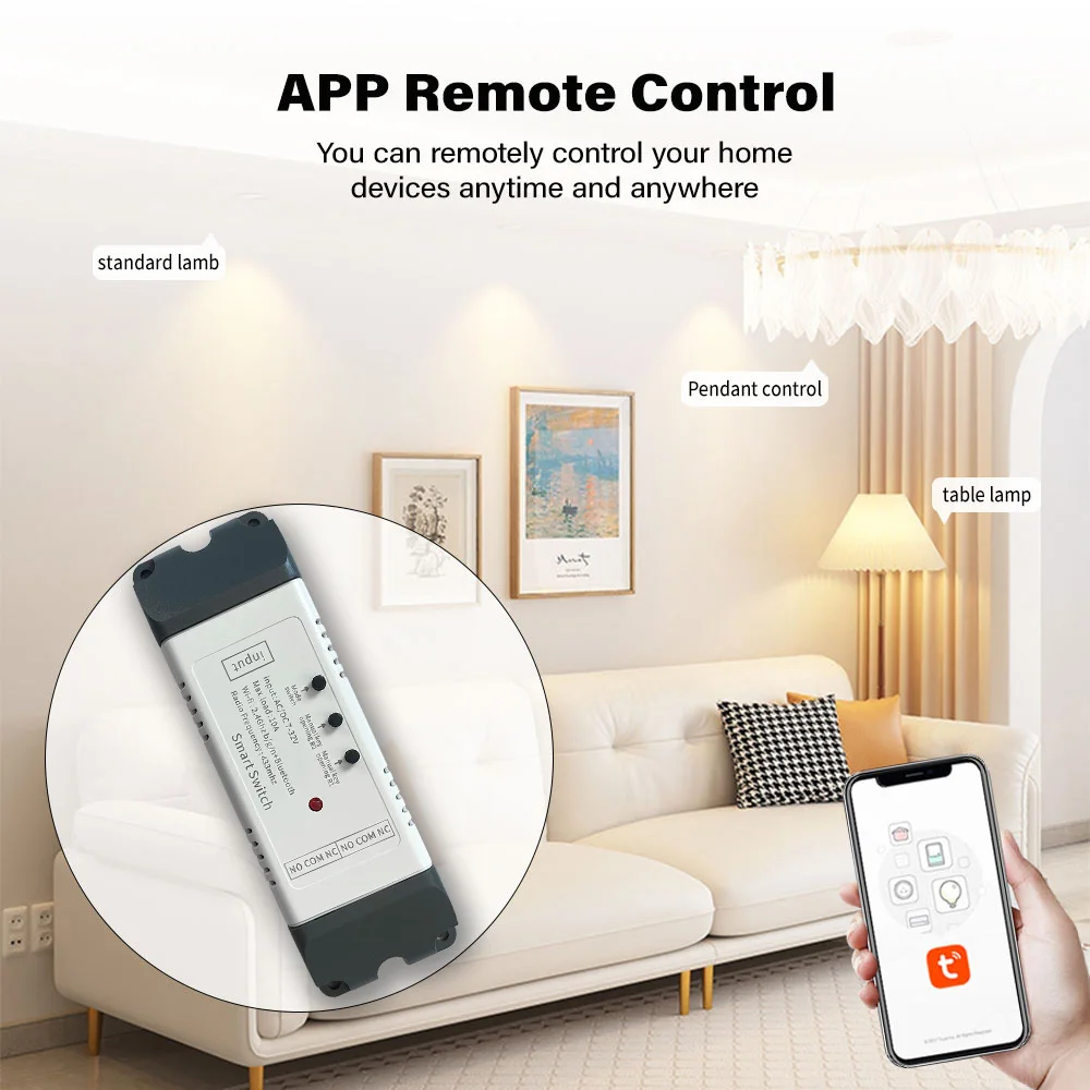 Smart WiFi Garage and Gate Controller with Voice and App Compatibility