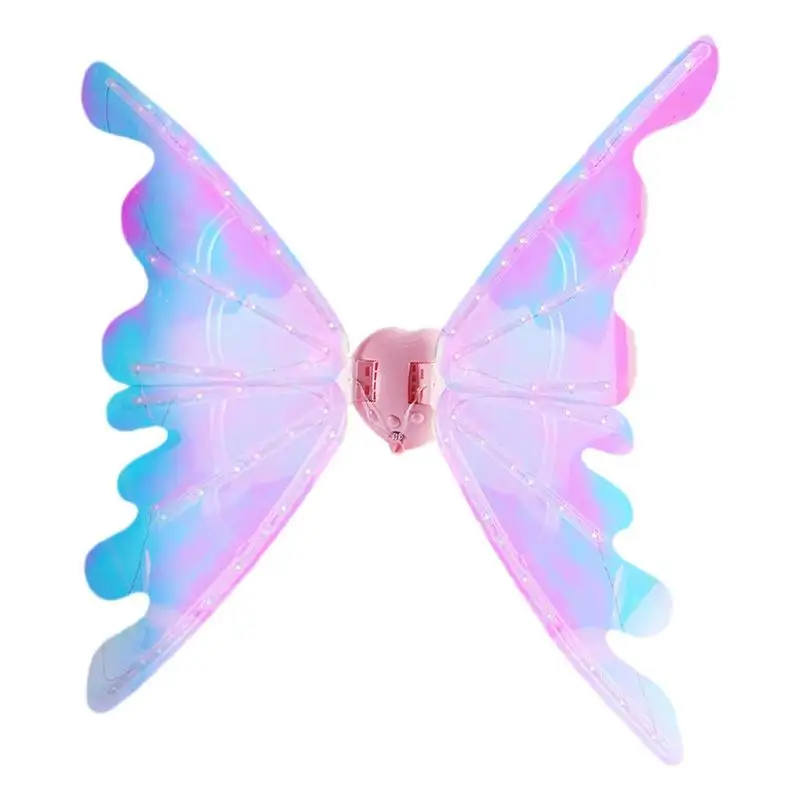 Princess Elf Fairy Wings Rechargeable Princess Wings With Light And Music Costume Angel Wings For Christmas Party Birthday Party