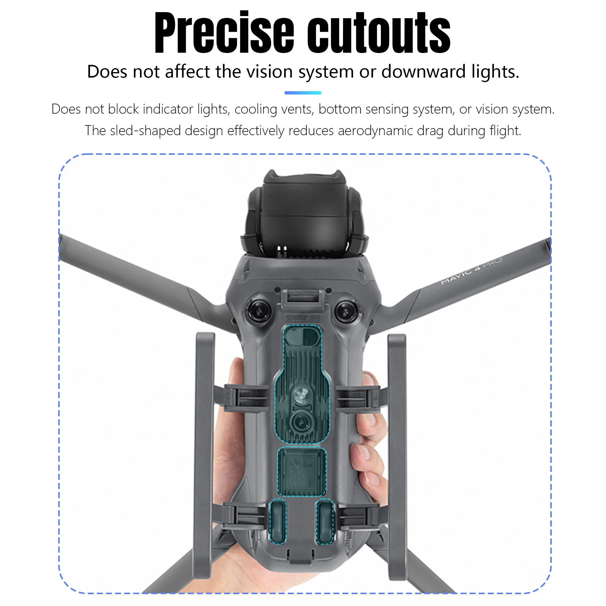 STARTRC Landing Gear For DJI Mavic Pro Drone Lens Protector