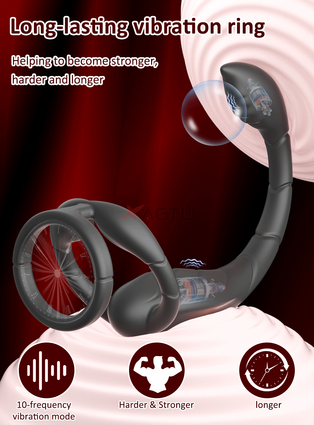 Vibrating Cock Ring Penis Ring Sex Toys for Men Couples Taint Stimulator Bullet Anal Butt Plug Prostate Massager Male Vibrators Sfe09fe94f6714ad195b04ae4a550ff2dR