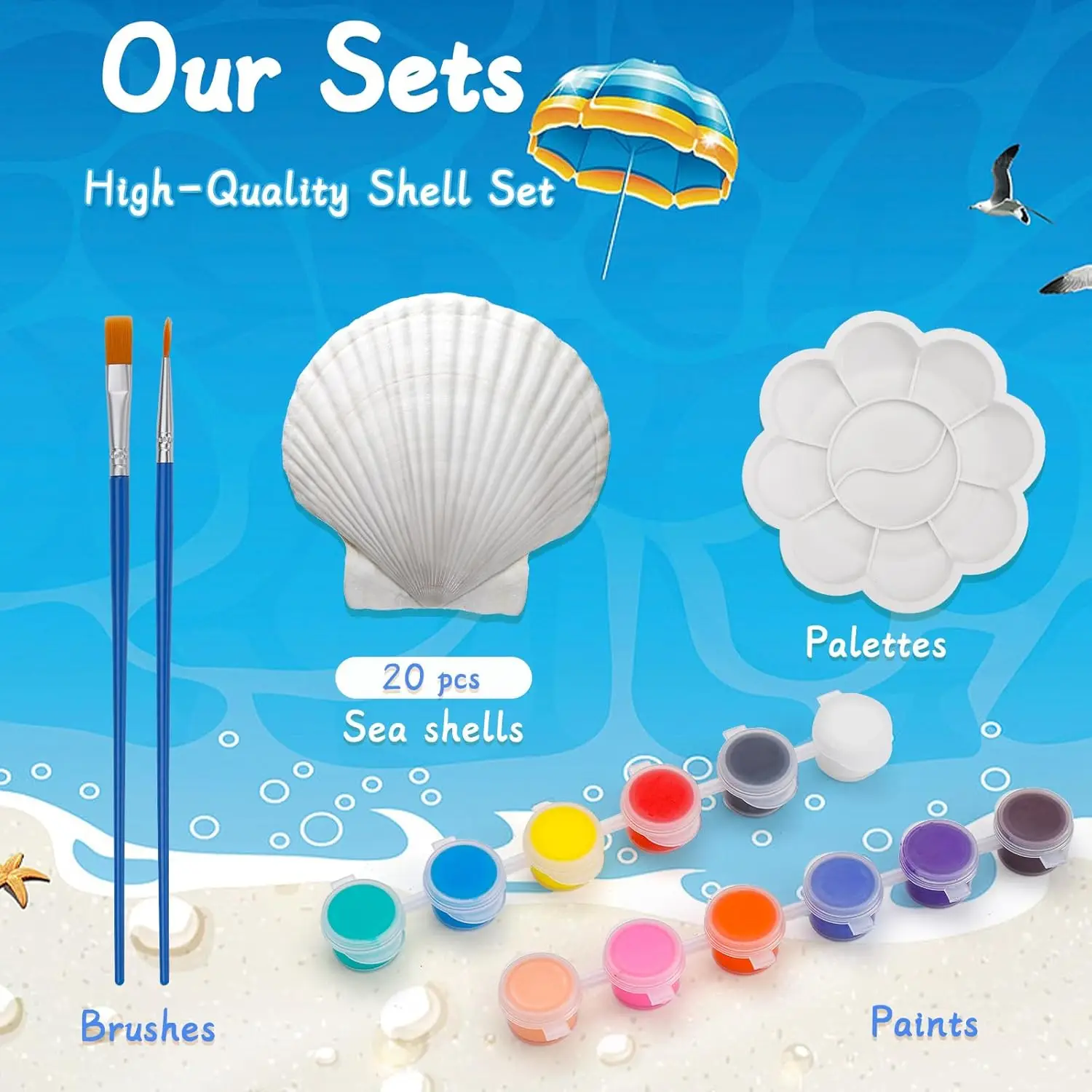 10/20 יחידות צדפות צדפות למלאכות צדפות לבנות למלאכות קישוט ציור DIY קישוטי מסיבת חוף