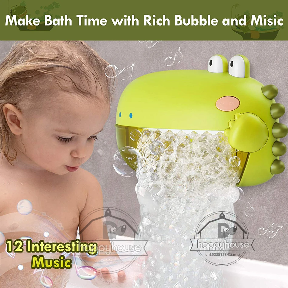 Игрушка делает пузыри в ванной