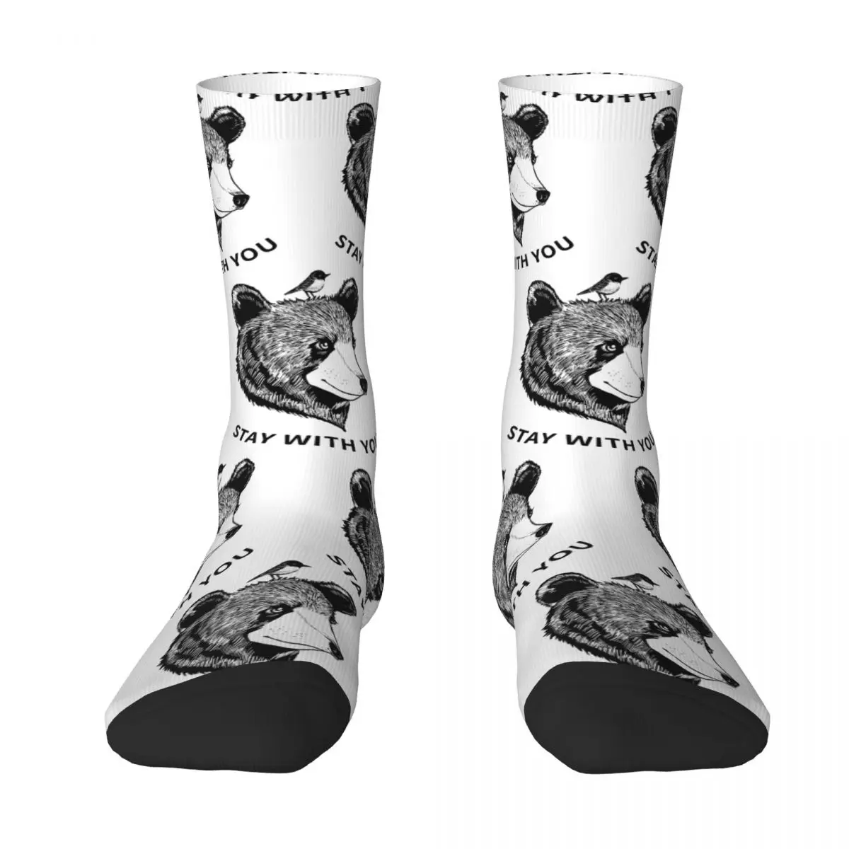 Print,black And White,animals Adult Socks print,black and white,animals Unisex socks,men Socks women Socks цена и фото