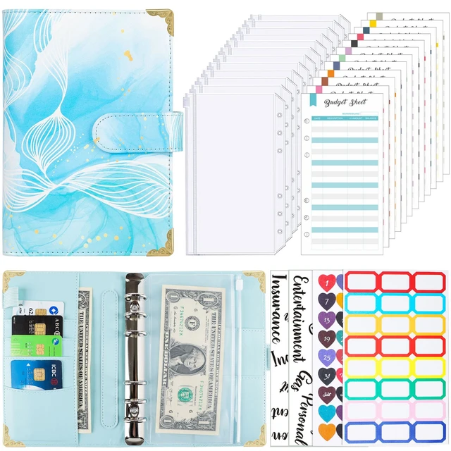 A6 Colorful Money Budget Planner Binder Zipper EnvelopesCash Envelopes for  Budgeting Money Organizer for Budget Binde Set - AliExpress