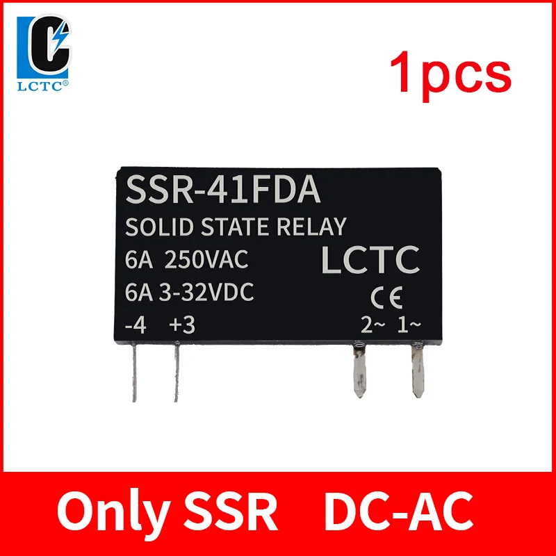 ตัวเลือกสินค้า รีเลย์ SSR ควบคุมไฟฟ้า DC 3-32V 6A ตัวเล็ก ปลอดภัย