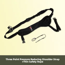 Universal Quick - Release Shoulder Strap with Neck Pressure Relief (With Thin Rope)