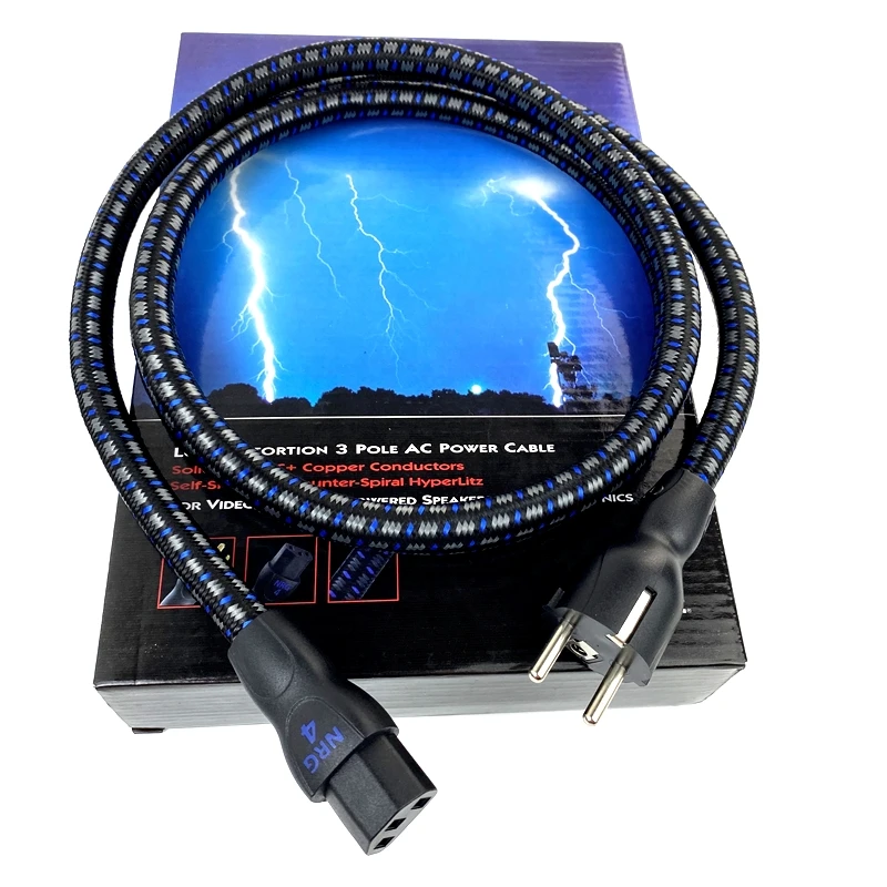 Cavo Di Alimentazione Hifi Nrg 4 Cavi Audio Hifi Versione Usa/Ue