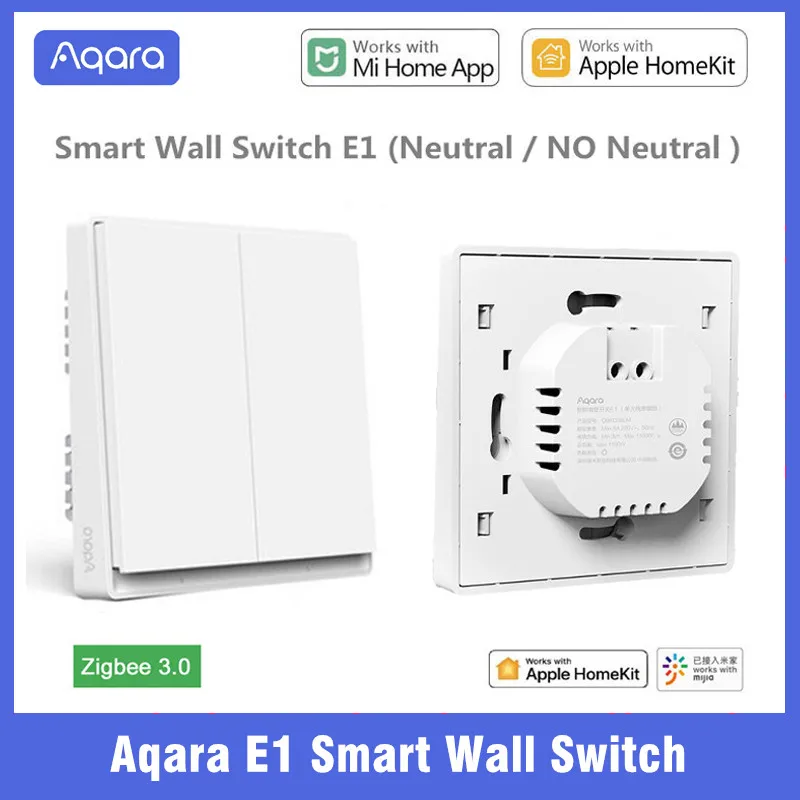 Aqara Smart Wall Switch E1 ZigBee 3.0 Smart Home Wireless Key Light ...