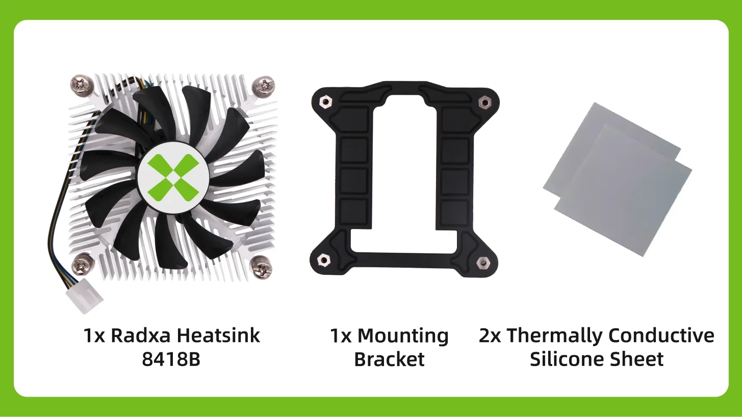 Radxa �濭��, ROCK 5 ITX�� ����, ��ǳ�� �ӵ� ����, ��ġ �� ���Ű� ����, 8418B