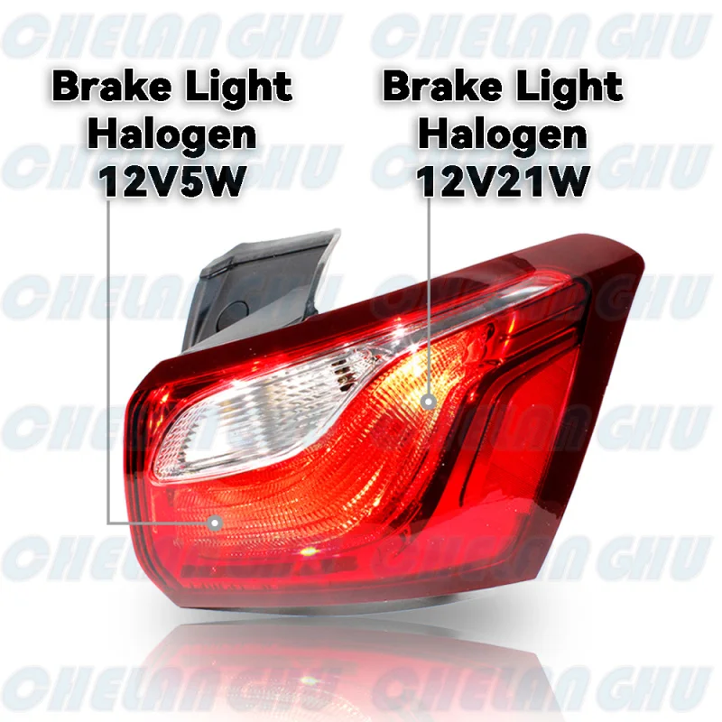 HKATVXI Left/Right Side Tail Lamp Compatible With Equinox 2020 2021 2022 2023 Rear Tail Light Brake Lamp With 1439927
