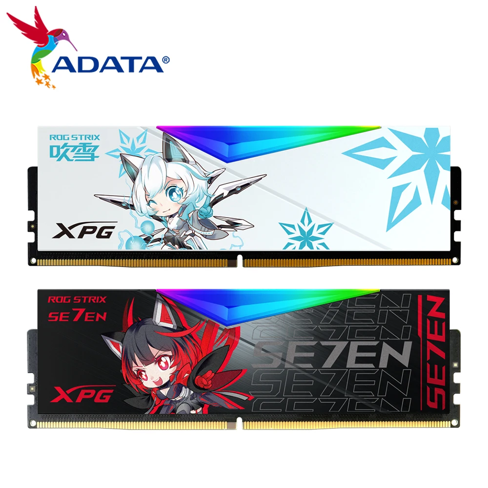 ATADA LANCER 컴퓨터 PC 데스크탑용 RGB DDR5 메모리, ROG STRIX /RO SE7EN 게이밍 메모리, 288 핀, 16GB, 32GB x2, 6000MHZ, 6400MHZ, 7200MHZ