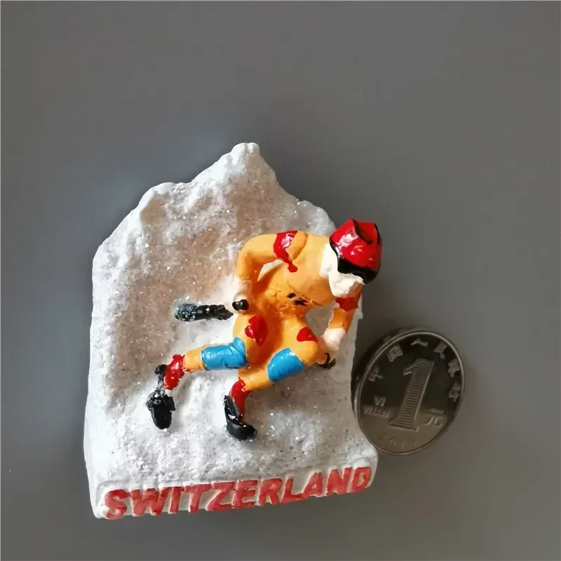 Magneti per frigorifero Svizzera Souvenir Swiss Lucerne Jungfrau Cappella Ponte Orologio a cuco Turismo Adesivi magnetici per frigorifero  15