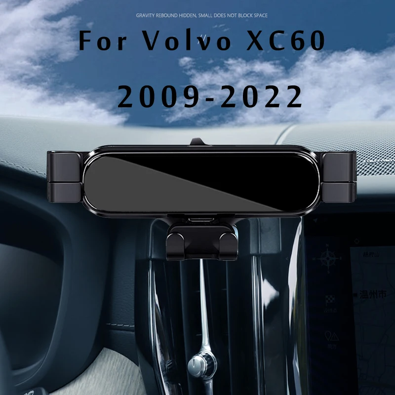 

Car Phone Holder For Volvo XC60 2012 2015 2018 2022 2021 Car Styling Bracket GPS Stand Rotatable Support Mobile Accessories