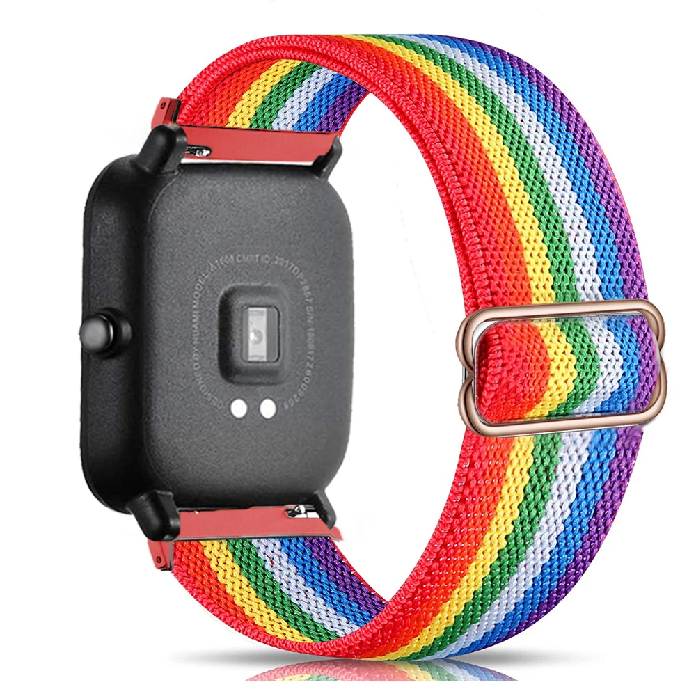 Band für Redmi Watch 5 Active 5 Lite Armband Scrunchie Nylon Sportarmband Correa Zubehör Redmi Watch 5 Active Armband 22 mm – Detail 5