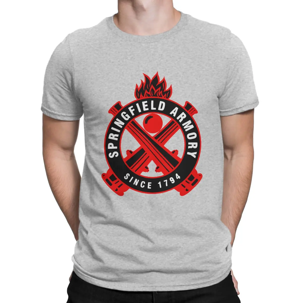 thumbnail image 1 of Camiseta de armería para hombre Smith Cool Wesson, cuello redondo, algodón, humor, idea de regalo de alta calidad., 1 of 7