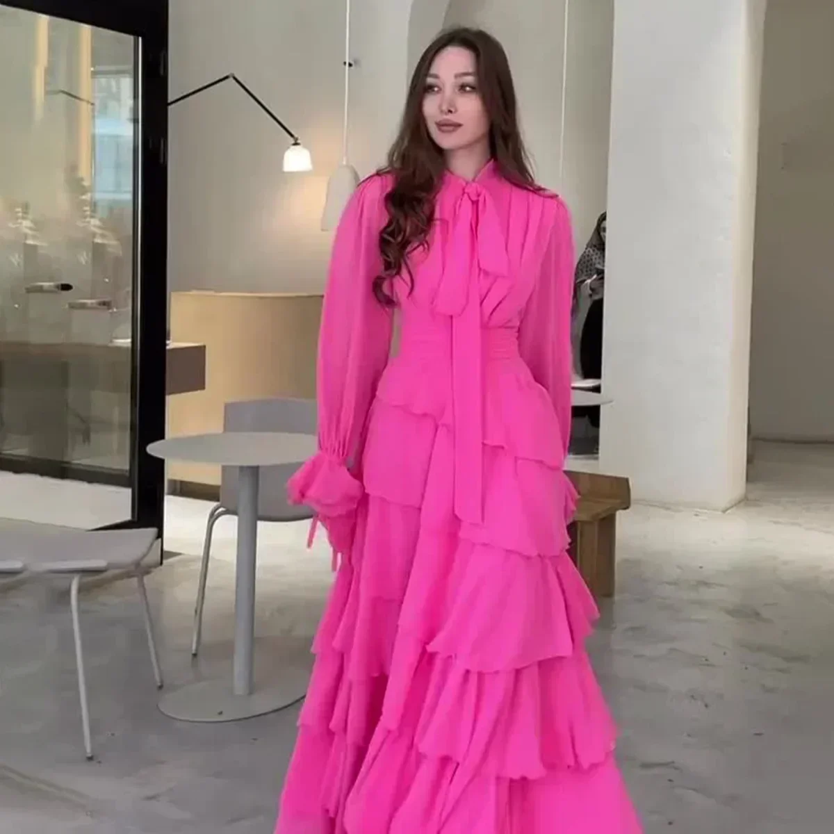 فستان بكشكش