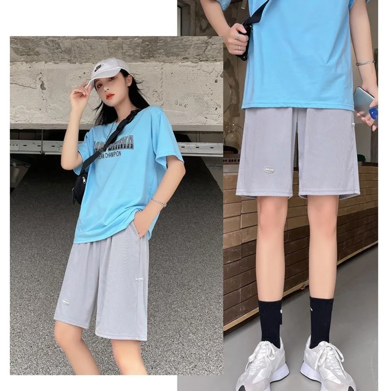 3 Colors Summer Plus Size High Waist Pants for Pregnant Women Maternity Wide Leg Loose Shorts Ladies Pregnancy Capris 6