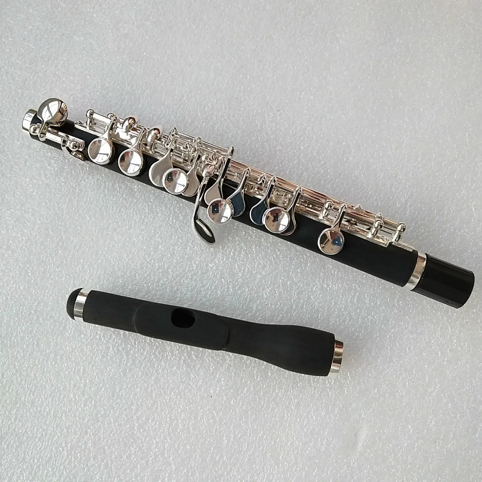 Excellent Piccolo C Key Silver Plated Nice Sound Composite Wood