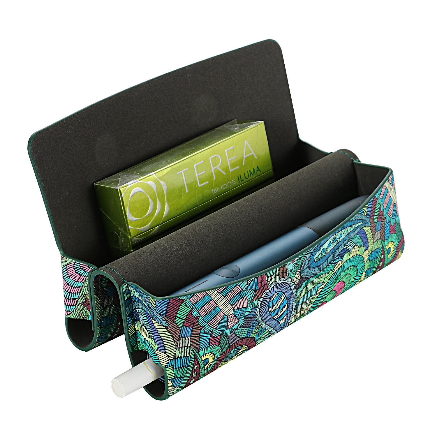 Pattern-PU-Leather-Flip-Bag-for-IQOS-ILUMA-One-Pouch-Case-Holder-Cover ...