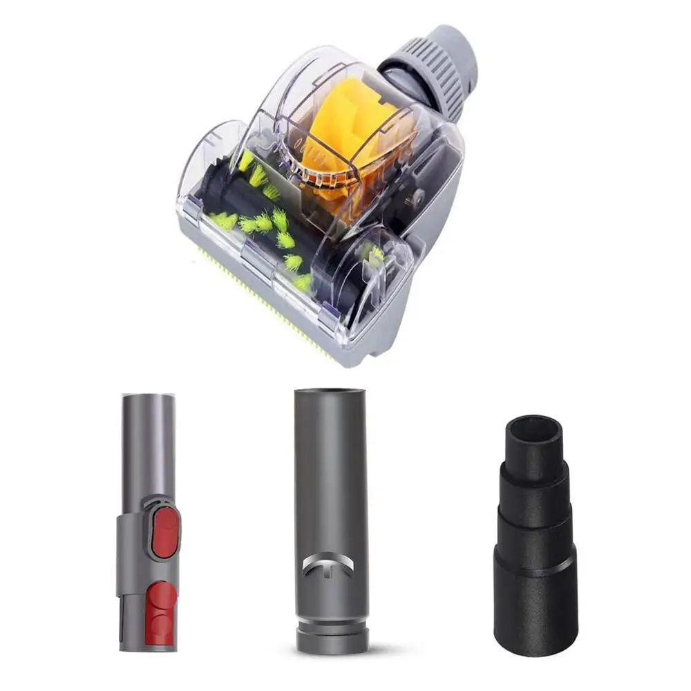 para Dyson v7 v8 V10 Estofos Pet Turbo Ferramenta ar Conduzido Mini Bocal da Escada 32 mm 35 mm Mini para a Limpeza do Lugar Pequeno da Cama do Tapete