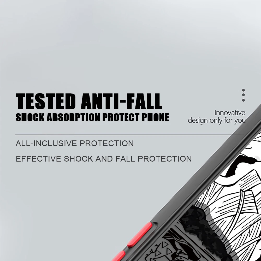 Demon Slayers Tanjirou & Nezuko Transparent Hard Phone Case