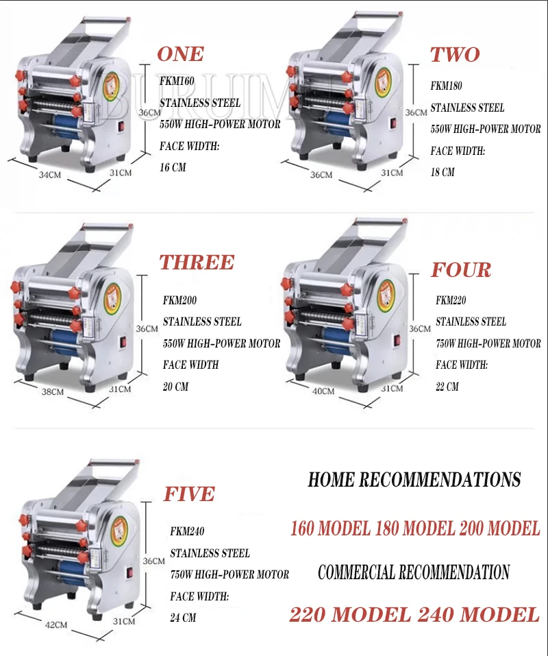 Commercial Electric Noodle Machine Noodle Pressing Machine Automatic Pasta Maker