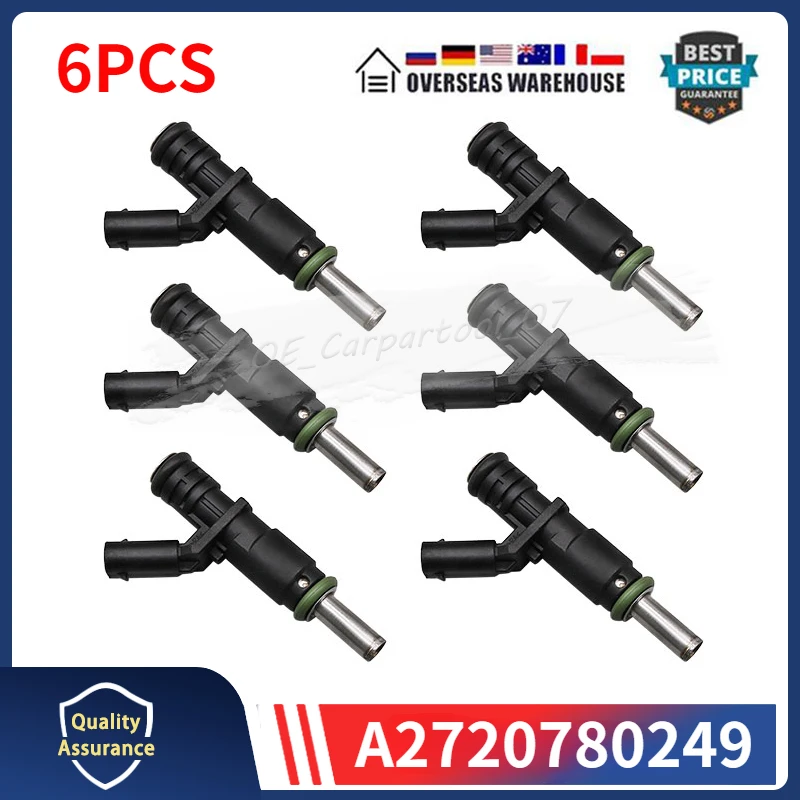 

A2720780249 68011710AA For Dodge Sprinter 2500 3500 Mercedes-Benz C350 CLK350 E350 ML350 ML450 R350 3.5L V6 Fuel Injectors 6PCS