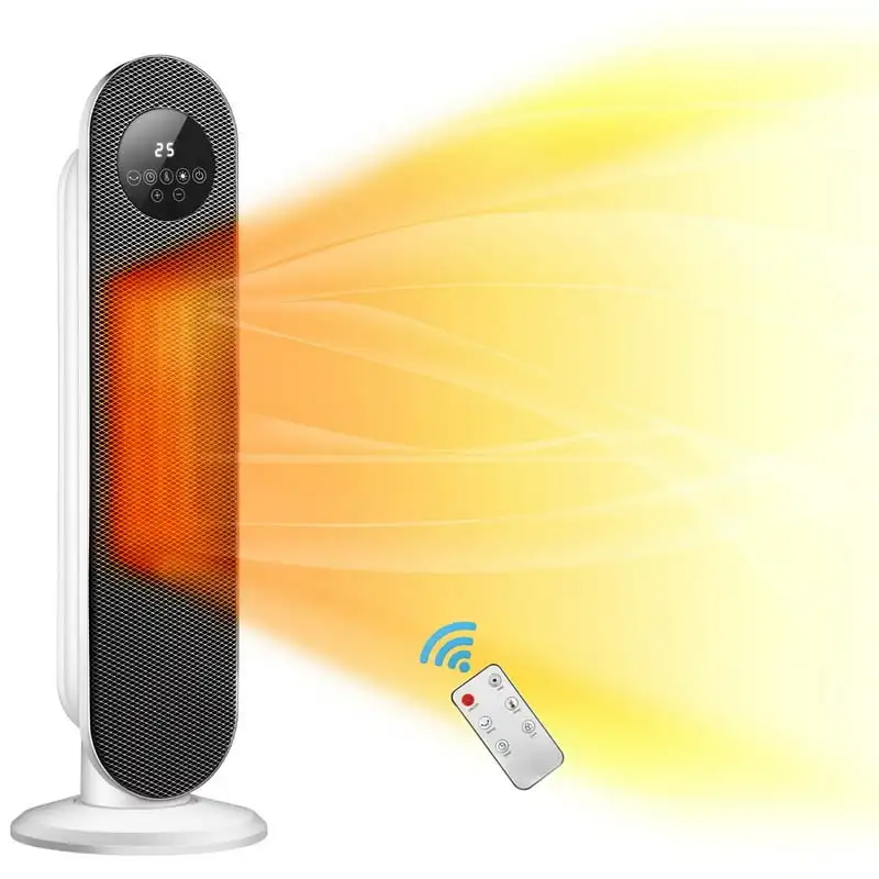 

26" Space Heater for Indoor Use, Whole Room Heating with Thermostat
