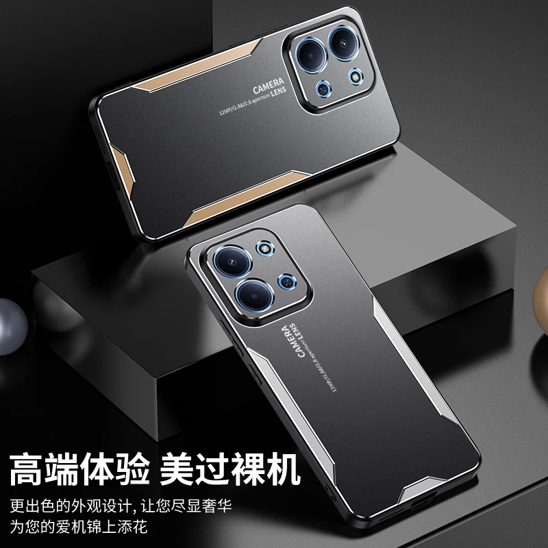 Aluminum Alloy Shockproof Matte Silicone Phone Case - Durable Protection