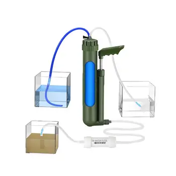 Water Filter Backpacking 0.0001 Micron Hand Pump Water Filter Survival High Precision Survival Gear For Safe Drinking Outdoors 5