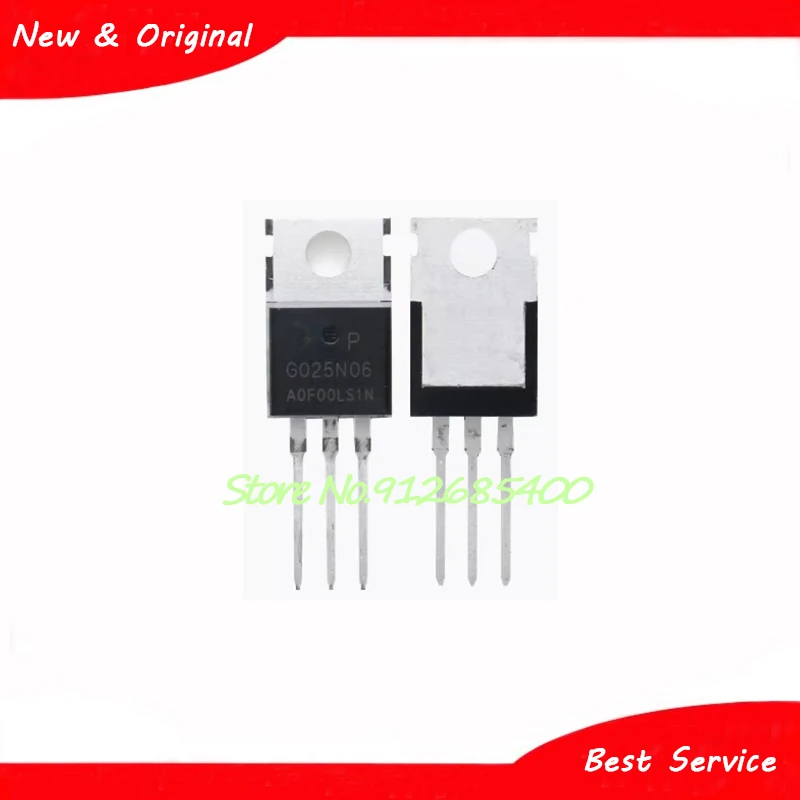 

10 шт./партия HYG025N06LS1P TO-220-3 G025N06 новая и оригинальная фотография