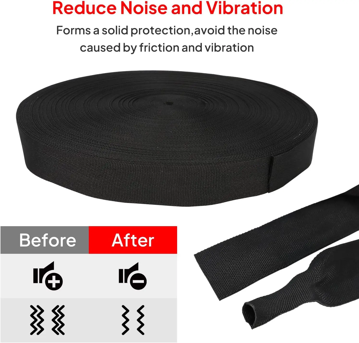 Heat Shrink Braided Cable Sleeve 4~35mm Insulation Flam Retardant Wire Wrap Sheath Protection PET Auto Line Organizer
