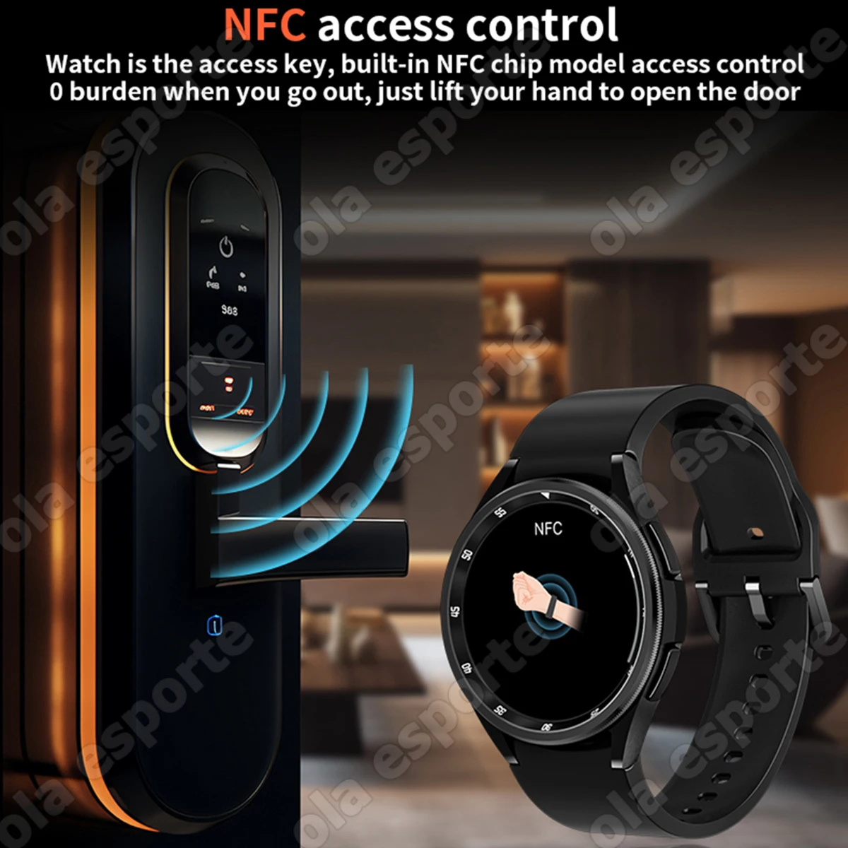 Ŭ NFC Ʈġ, BT ȭ, AMOLED ÷, , ECG , Ϻ Ʈġ, ȵ̵ iOS, 2024 ǰ