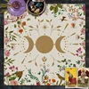 Triple Moon Altar Cloth Alter Cloth Tarot Cloth For Spread Tarot Reading Cloth moon Phase Tarot Mat Altar Decor Witchy Witch 4