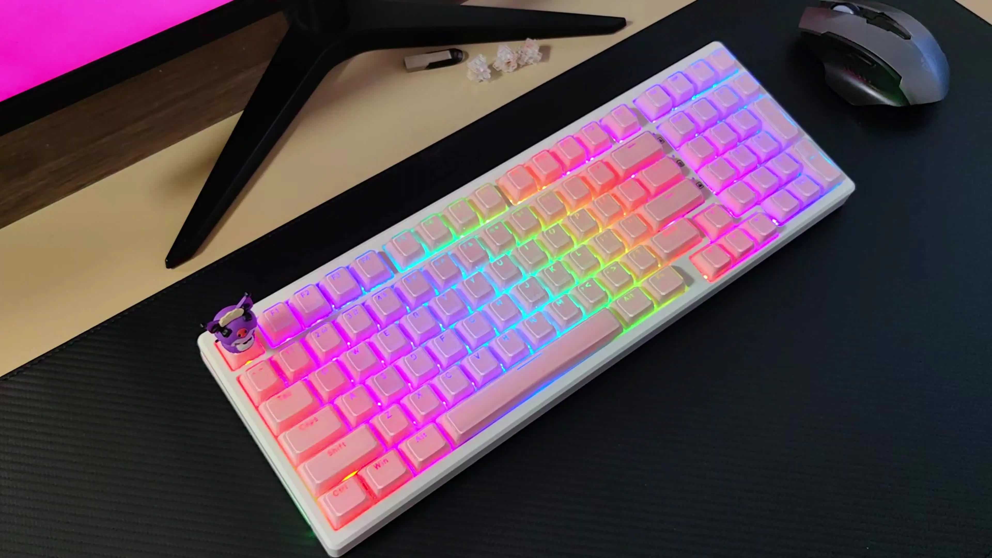 Keycap In Resina Traslucida Jelly Pudding Per Tastiere Meccaniche – Effetto 3D Gelatinoso, Retroilluminazione Uniforme