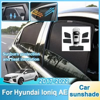 For Hyundai Ioniq AE 2017 2018 2019 2020 2021 2022 Mesh Shade Window Sun Visor Anti UV Heat Insulating Car Tool Auto Accessories 1