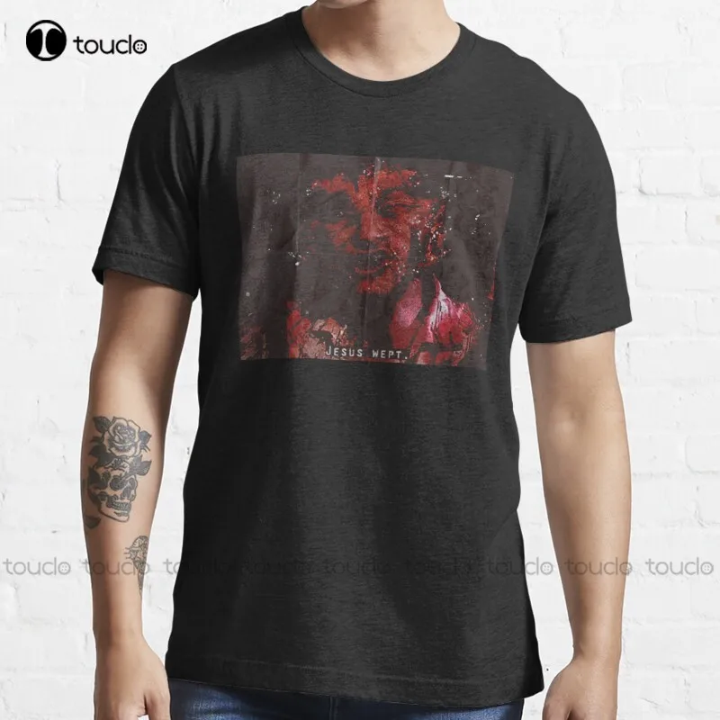 New Jesus Wept T-Shirt Camicie Da Lavoro Da Uomo T-Shirt In Cotone S-3Xl Unisex