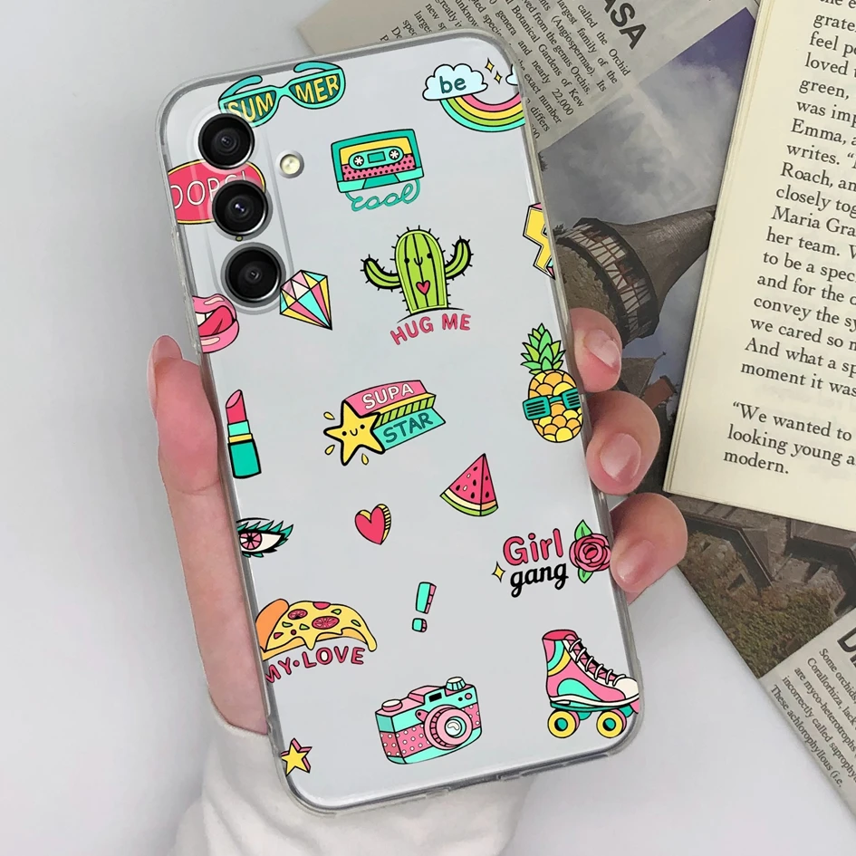 Love Heart Butterfly Soft Silicone TPU Transparent Camera Protection Phone Case