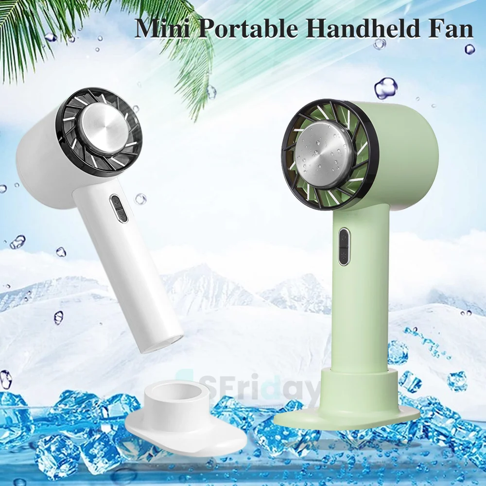 Mini Portable Fan Hand Outdoor Folding USB Rechargeable Electric Fan