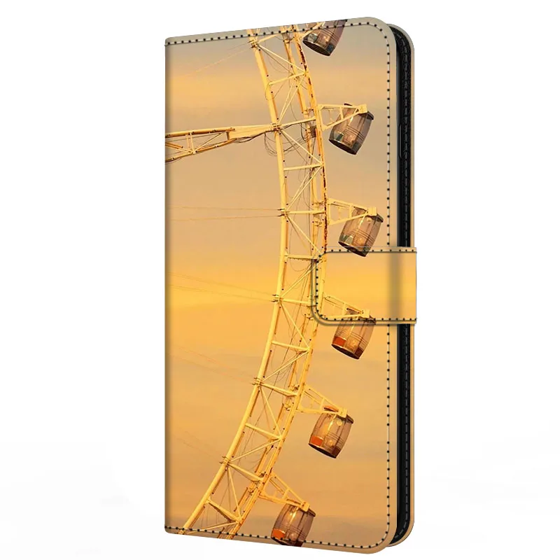 Magnetic Pink Leather Wallet Case - Book Style Flip Cover
