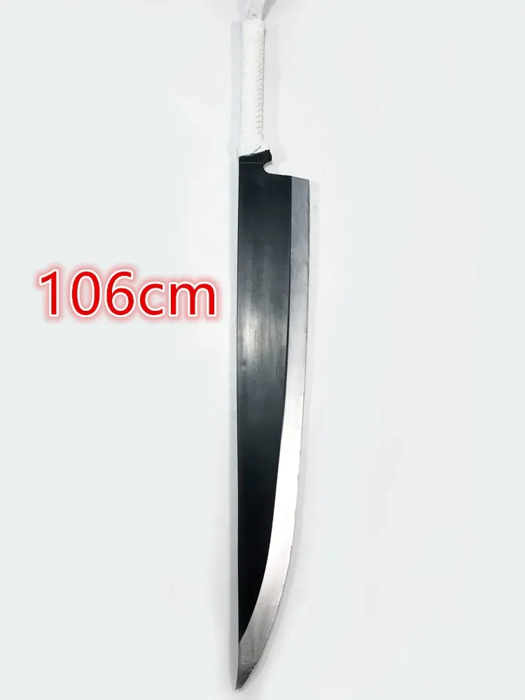 Sword Kurosaki Ichigo Sword Sky Lock Moon Zanpakutou Ninja Katana 1:1 Weapon Props Safety PU Toy