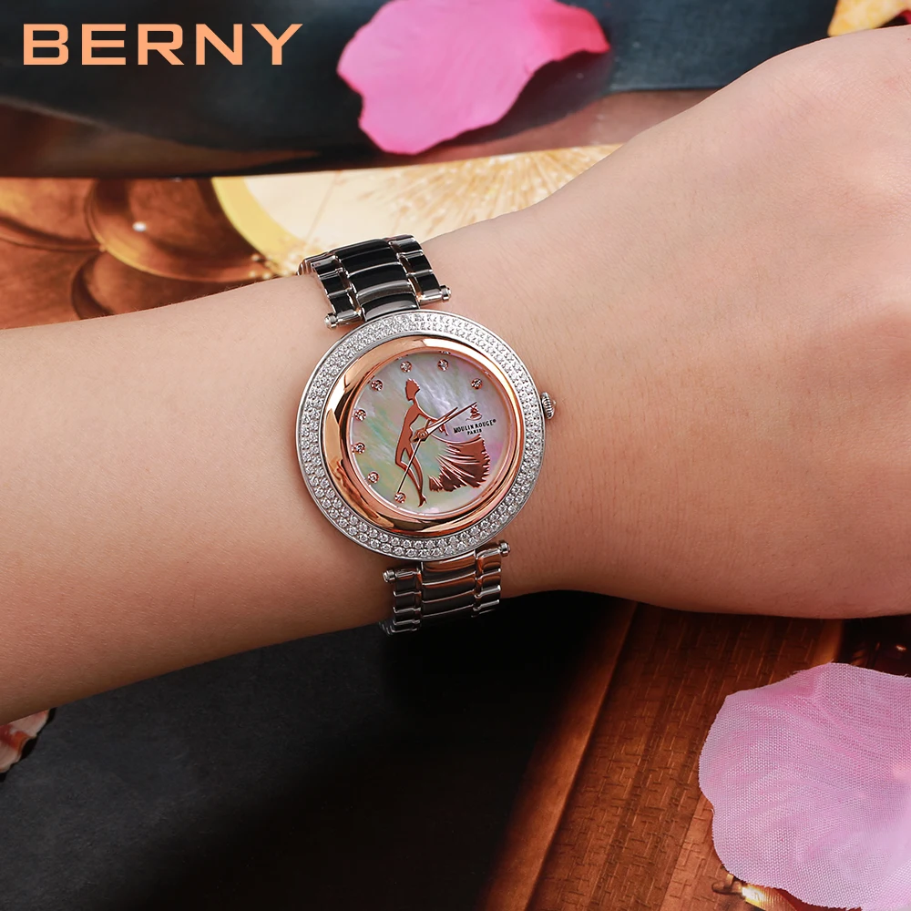 High Quality Luxury Brand Quartz Watch for Woman Waterproof Gold Wristwatch Sapphire Rhinestone Stainless Steel Lady Watch 2023