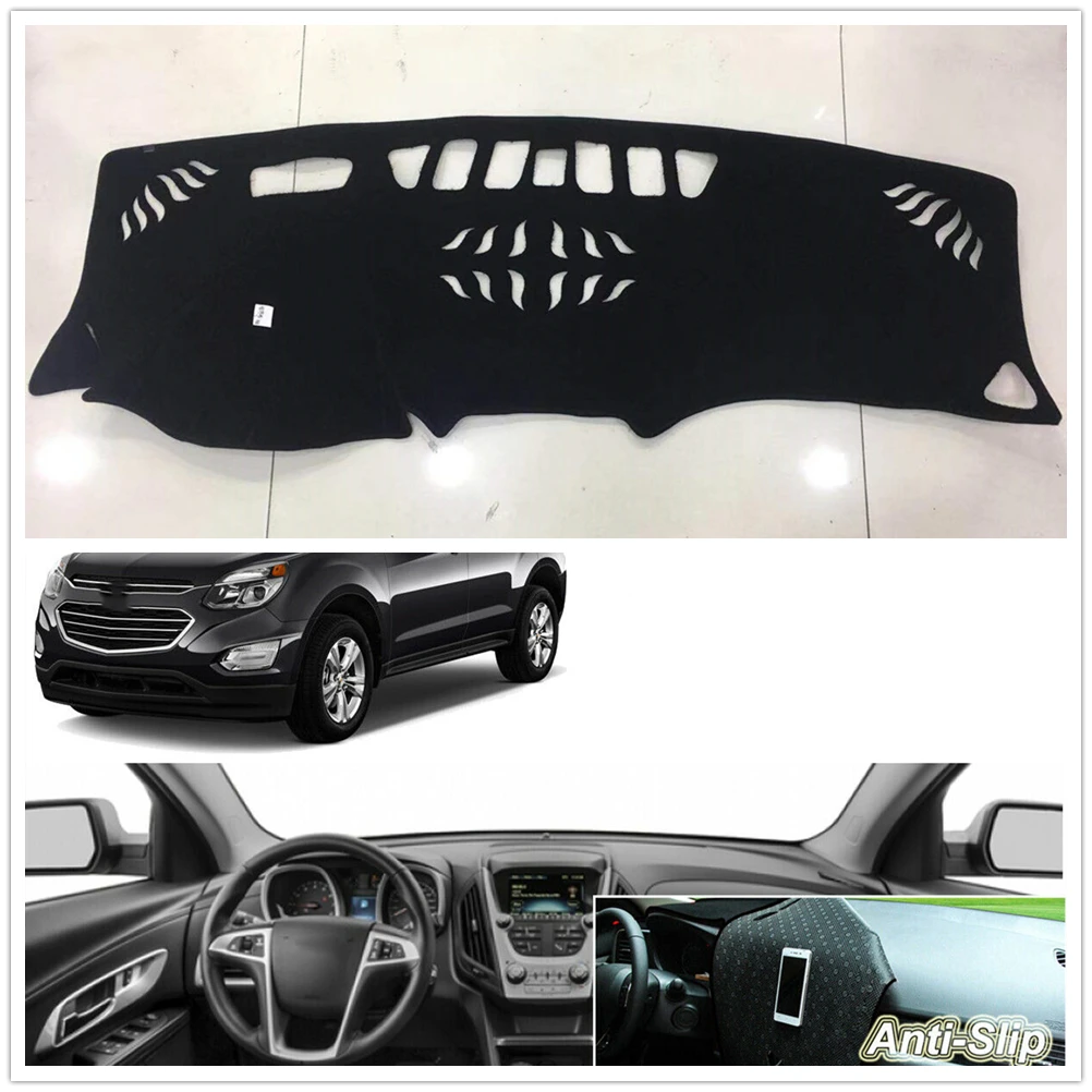 

Car Dashmat Cover Console Dash Board Panel Dashboard Heat Proof Mat Front Sun Shade Pad Carpet Strip For Chevrolet Equinox 2017+