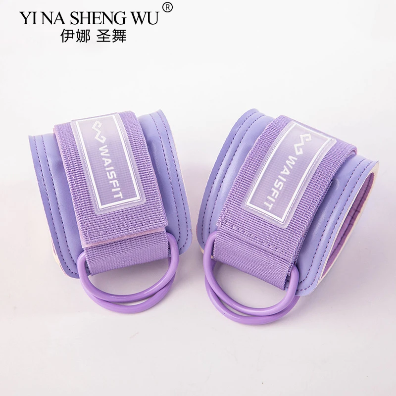 5Pcs Ankle Straps Foot Support Cuff Unisex Yoga Pilates Resistance Bands With Ankle Padd Gym Workouts Weight Leg Training Brace